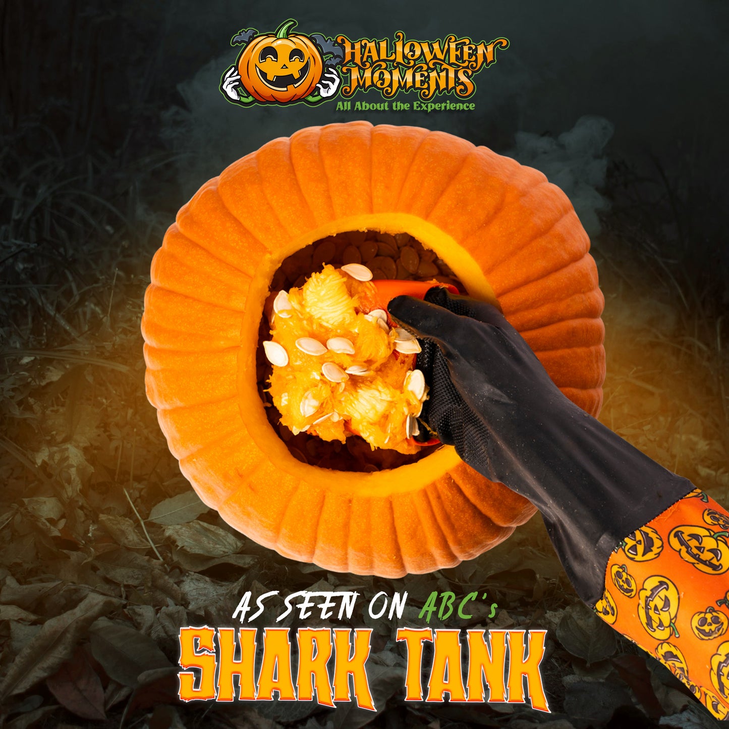 Adult Pumpkin Glove Scraper Kit